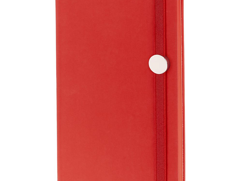Блокнот Shall Round, красный