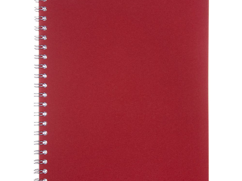 Блокнот Salvador в клетку, красный