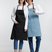 Фартук Denim Team, черный джинс