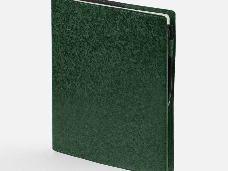 Ежедневник в суперобложке Brave Book, недатированный, зеленый