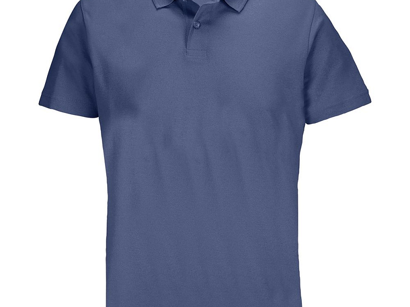 Рубашка поло унисекс Pulse, синяя (джинс)