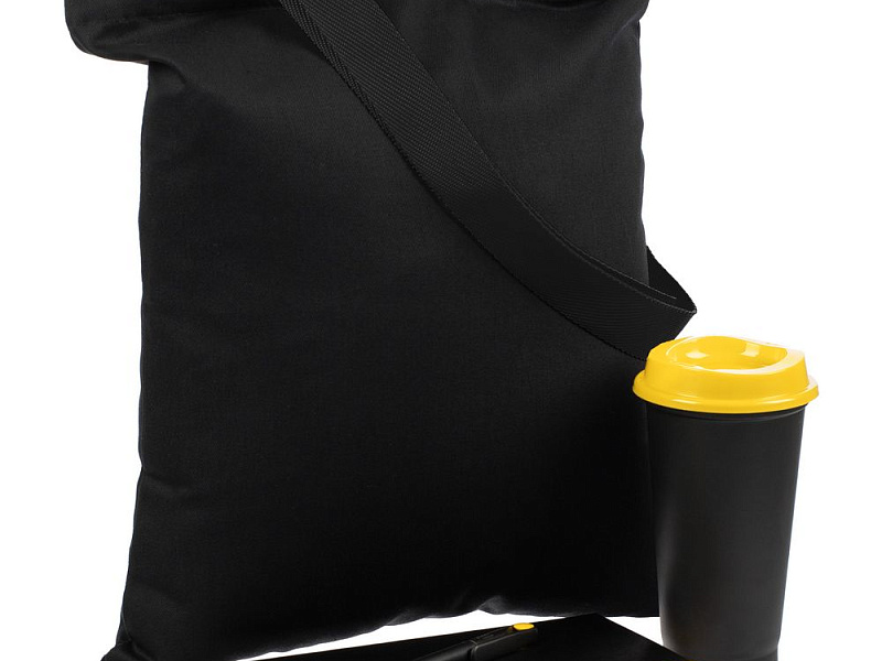 Набор Velours Bag, черный с желтым