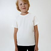 Футболка детская T-Bolka Kids, белая (теплый оттенок)