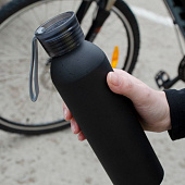 Спортивная бутылка для воды Rio, черная
