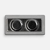 Значок Magnet Matto, серебристый