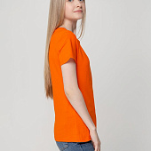 Футболка женская T-bolka Lady, оранжевая