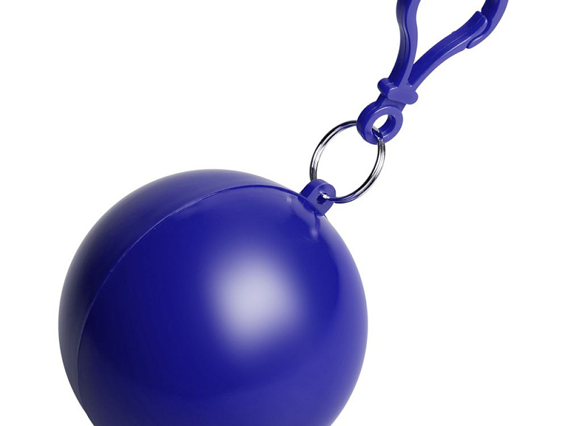 Дождевик в круглом футляре Nimbus, синий