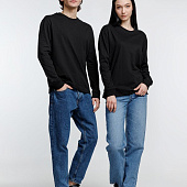 Футболка унисекс с длинным рукавом Pioneer LSL, черная