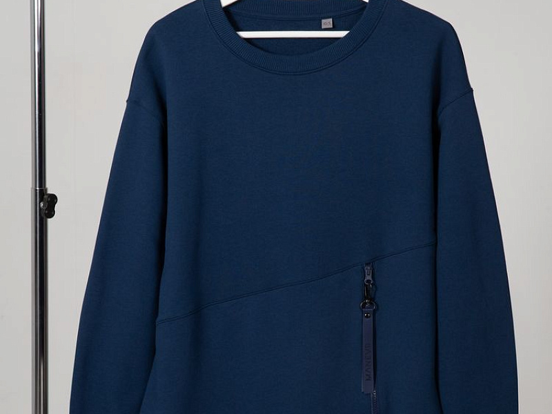 Свитшот унисекс Kosmos 2.0, темно-синий