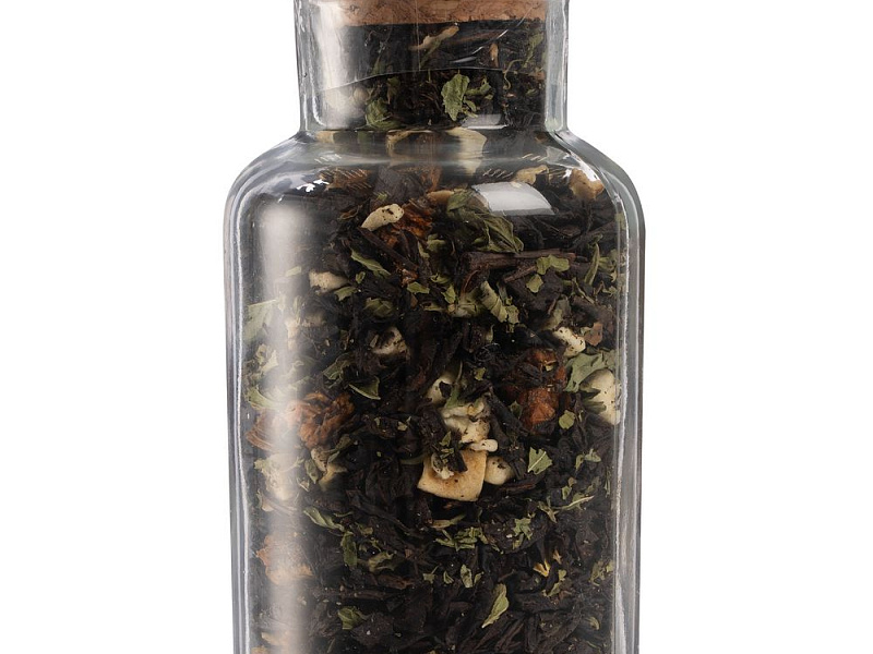 Чай «Сокочай», мини, черный с соком ананаса, с кусочками ананаса, яблока и мятой