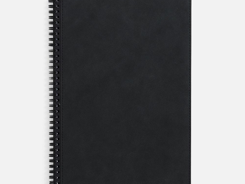 Ежедневник Notera Maxi, недатированный, черный
