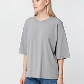 Футболка унисекс оверсайз Street Vibes, серая