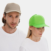 Бейсболка Long Beach, бежевая