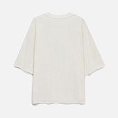 Футболка унисекс оверсайз T1, молочно-белая