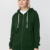 Толстовка на молнии с капюшоном Siverga, темно-зеленая