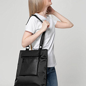 Рюкзак-трансформер ringLink с отстегивающимися карманом и органайзером, черный