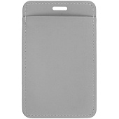 Чехол для пропуска Shall Simple, серый