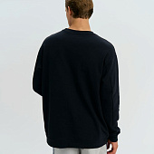 Свитшот оверсайз унисекс Omnifit, черный