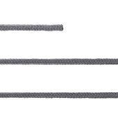 Круглый шнур Lasso L, серый, 150 см