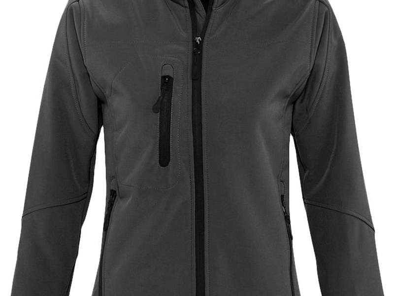 Куртка женская на молнии Roxy 340 темно-серая