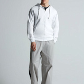 Толстовка на молнии с капюшоном Siverga 2.0, белая