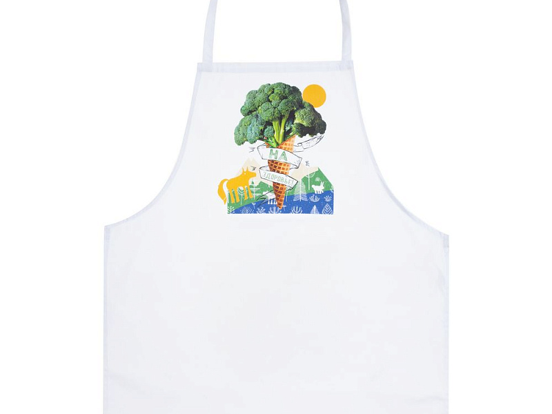 Фартук «На здоровье!», белый