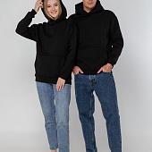 Худи унисекс оверсайз Full Swing, черное