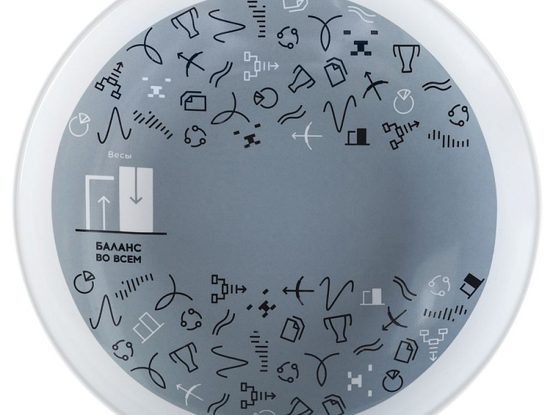 Тарелка наградная «Бизнес-зодиак. Весы»