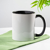 Кружка Promo Plus для сублимационной печати, черная