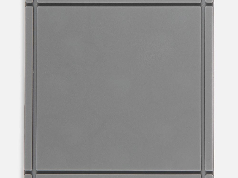 Лейбл из ПВХ Dzeta, L, серый