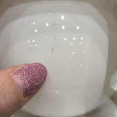 Оформительский шар Finery, 8 см, глянцевый белый