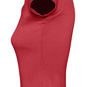 Рубашка поло женская без пуговиц Pretty 220, красная