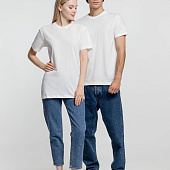 Футболка унисекс T-Bolka 160, белая (теплый оттенок)