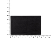 Лейбл из ПВХ Dzeta, ХL, черный