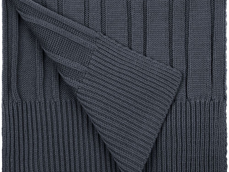 Шарф Knit Beat, серый (графит)