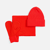 Шарф Yong, ярко-красный (кармин)