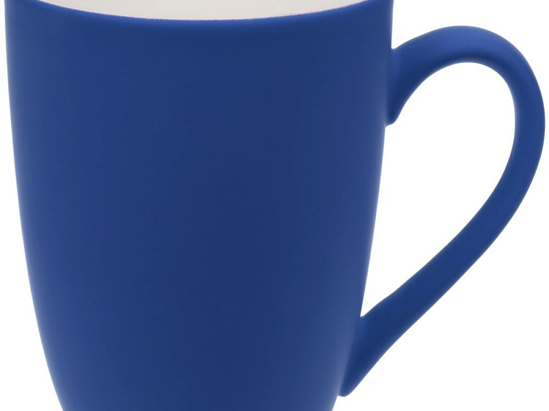 Кружка Good Morning с покрытием софт-тач, ver.2, синяя