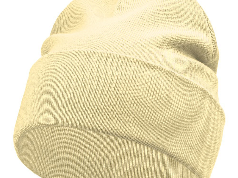 Шапка Real Talk, светло-желтая (нарцисс)