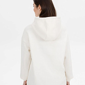 Худи оверсайз унисекс Snuggie, молочно-белое