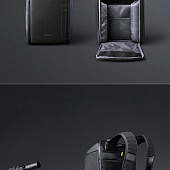 Рюкзак FlipPack, черный с зеленым