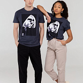 Футболка «Меламед. Kurt Cobain», темно-серая