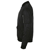 Куртка бомбер унисекс Rebel, черная