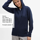 Толстовка унисекс Stone, темно-синяя