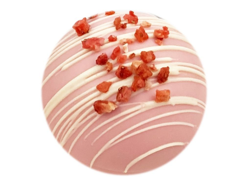 Шоколадная бомбочка «Клубника»