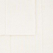 Плед Rombus, белый (молочный)