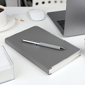 Ручка шариковая Eyeshot Soft Touch, серая