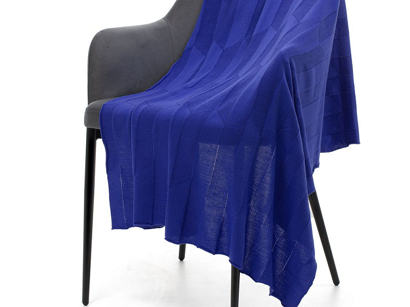 Плед Rombus, синий (василек)