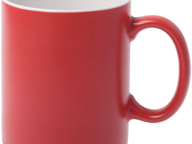Кружка Promo матовая, красная