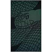 Плед Serpentica, черный с люрексом