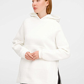 Худи унисекс оверсайз Easy Street, молочно-белое